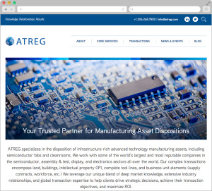 ATREG website home page