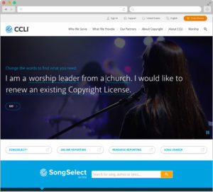 CCLI home page